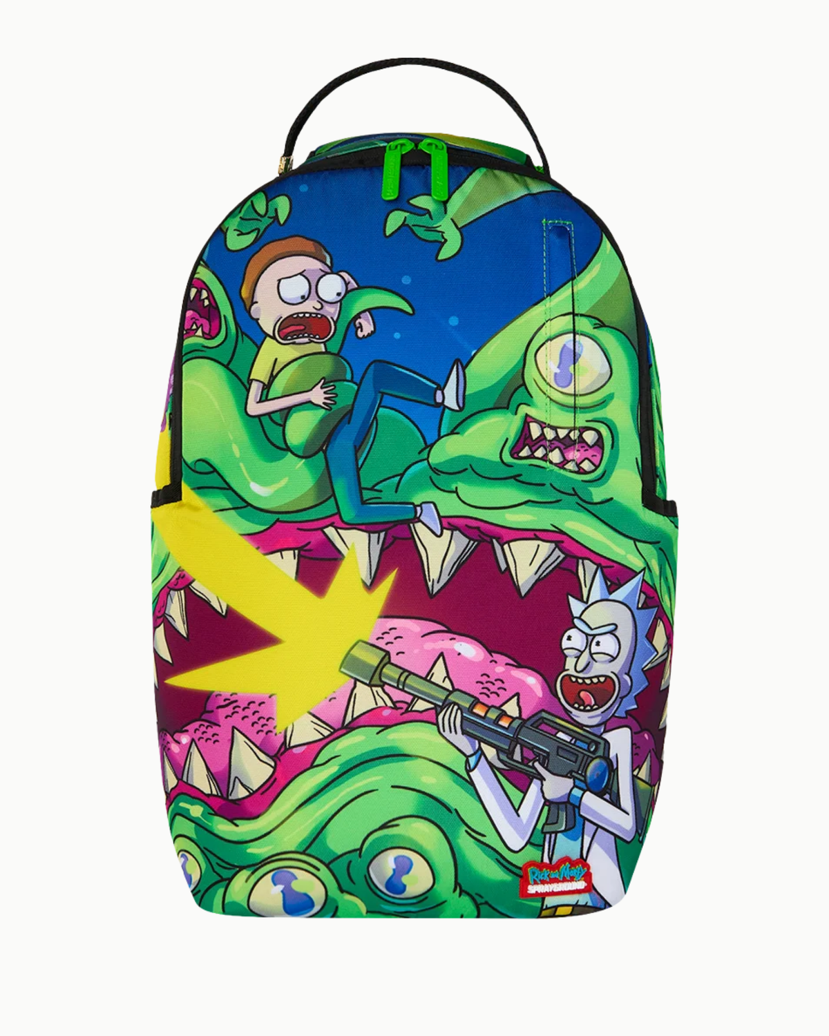 RICK AND MORTY ALIEN ATTACK BACKPACK